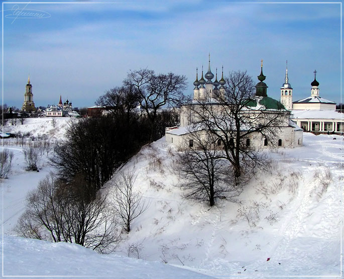 фото "Купола." метки: архитектура, пейзаж, зима