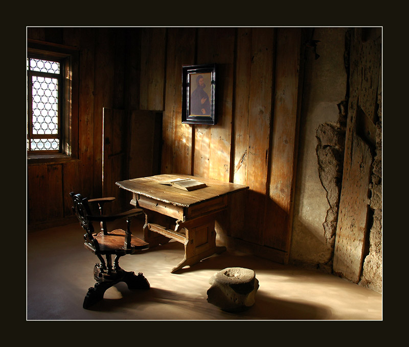 photo "Luther's Room in Wartburg" tags: travel, reporting, Europe