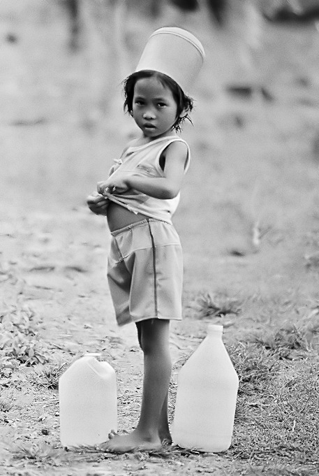 photo "A little lady" tags: genre, black&white, 