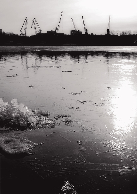 фото "призывая весну" метки: пейзаж, черно-белые, вода