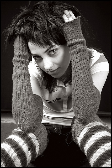 photo "Roberta" tags: portrait, black&white, woman