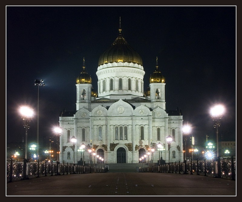 фото "Храм и мост" метки: архитектура, пейзаж, 