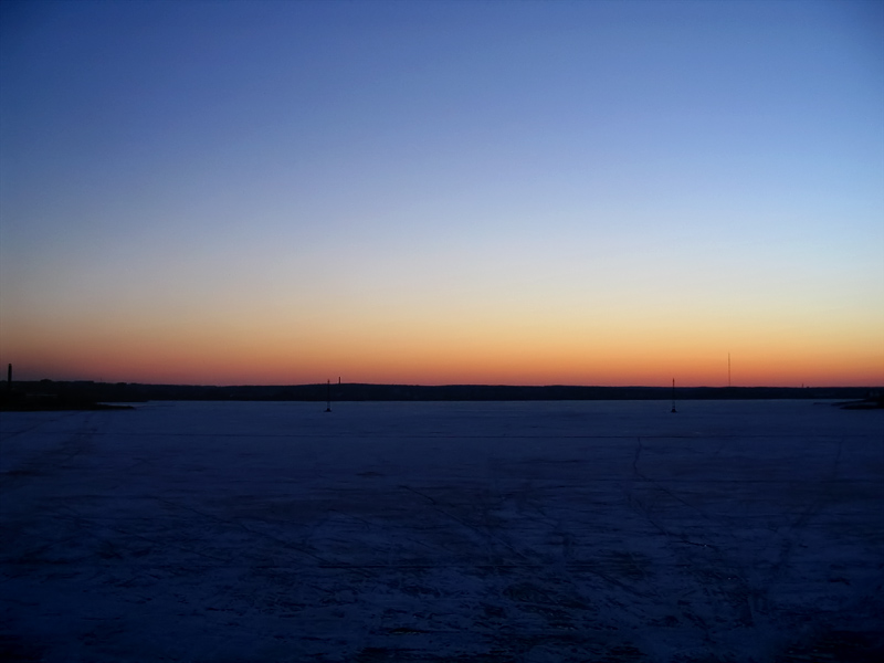 photo "Blue" tags: landscape, winter