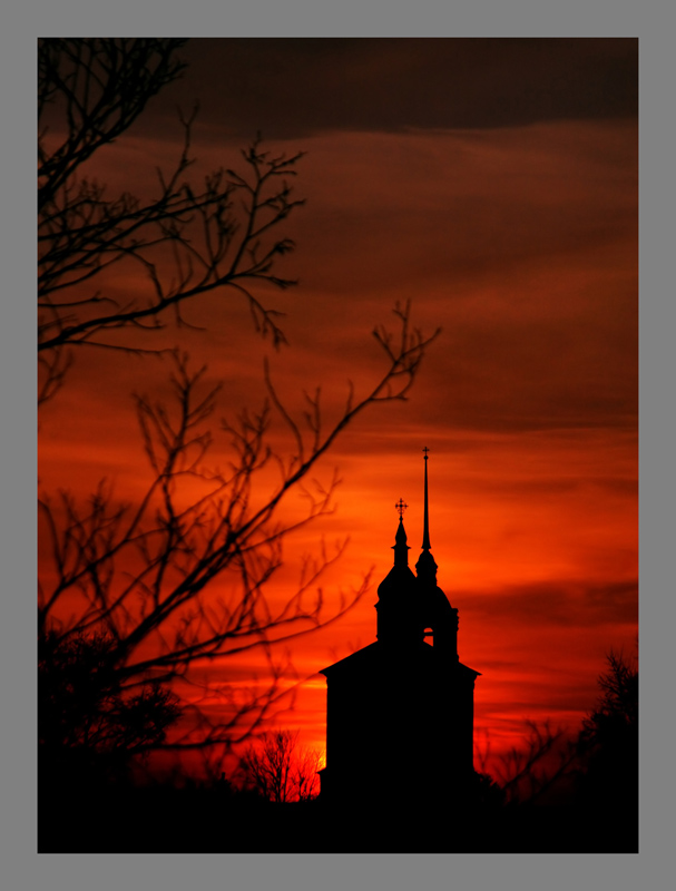 photo "Suzdal sunset 2" tags: landscape, sunset