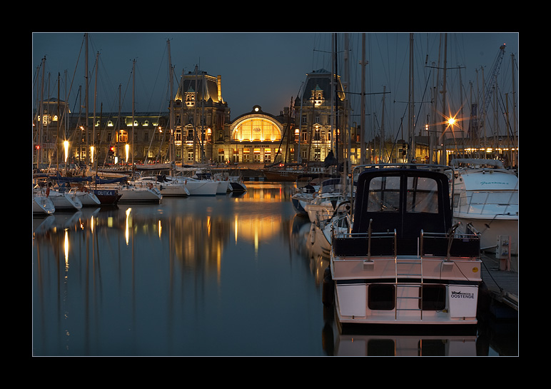 photo "City harbour (night)..." tags: travel, landscape, Europe, water