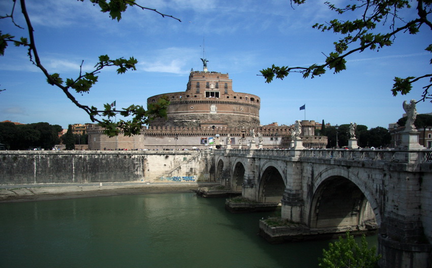 фото "Castle SantAgelo (Rome)" метки: пейзаж, путешествия, Европа