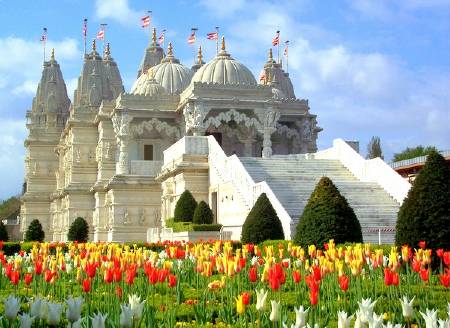 фото "London - Shri Swaminarayan Mandir" метки: архитектура, пейзаж, 