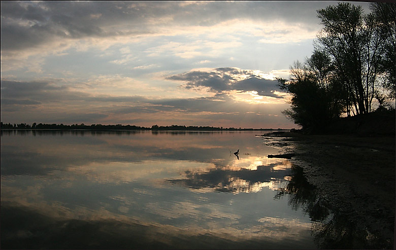 photo "evening" tags: landscape, sunset, water