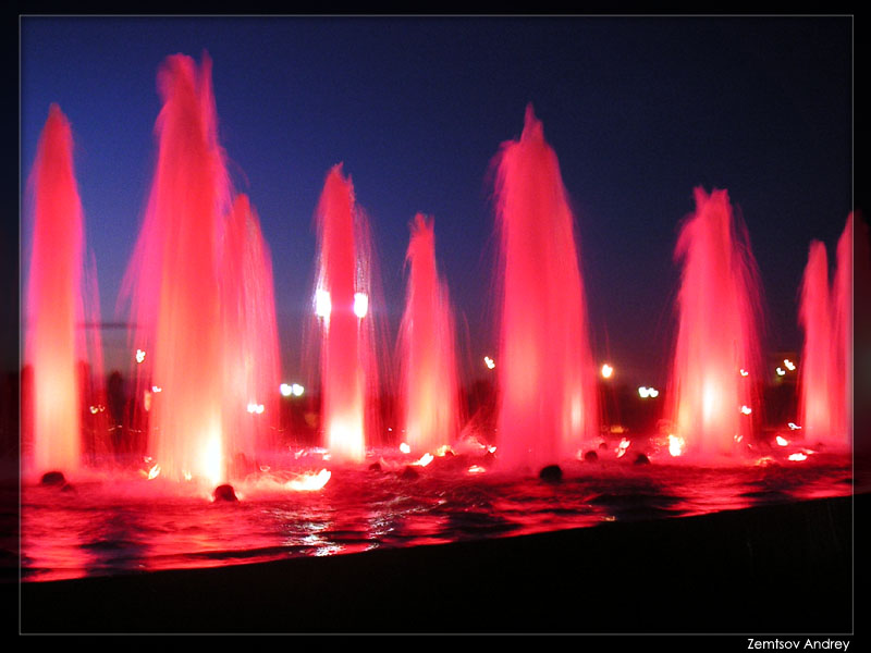 photo "Fountain." tags: landscape, still life, night