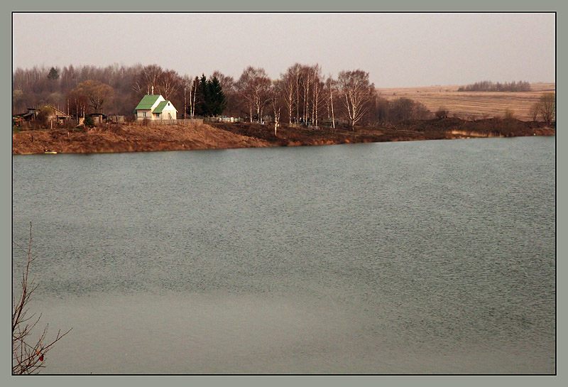 photo "Small house on coast" tags: landscape, spring, water