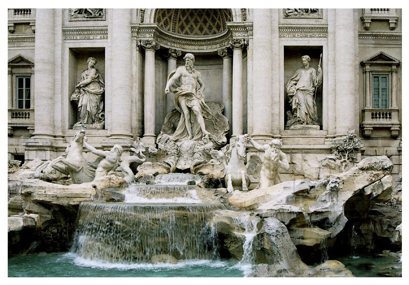 фото "La Fontana di Trevi" метки: архитектура, путешествия, пейзаж, Европа