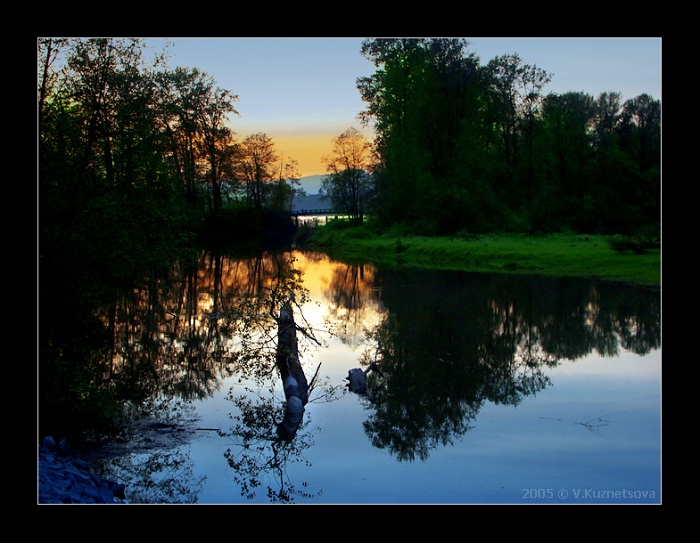 фото "**-**" метки: пейзаж, вода, закат