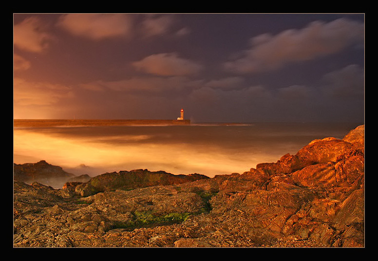 photo "the lighthouse" tags: landscape, night