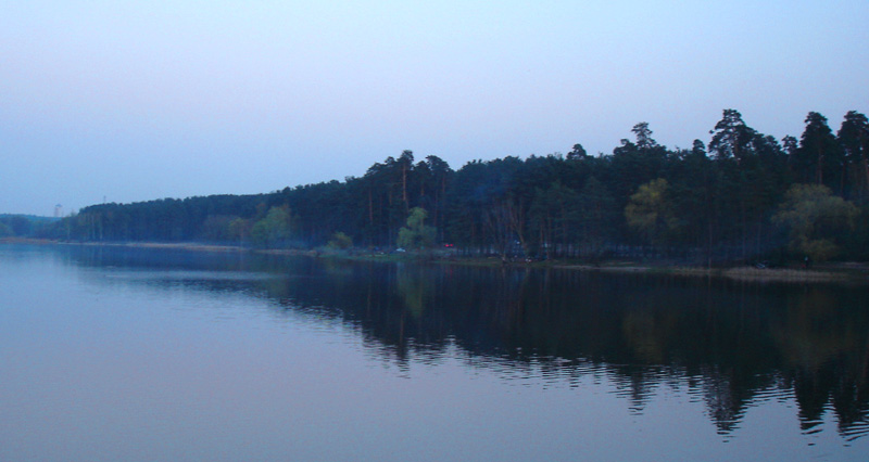 photo "Grew dark 3" tags: landscape, spring, water