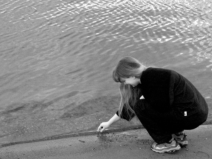 photo "***" tags: portrait, black&white, woman