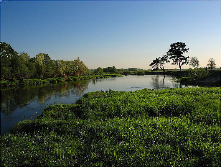 photo "Neman. Grows dark" tags: landscape, water