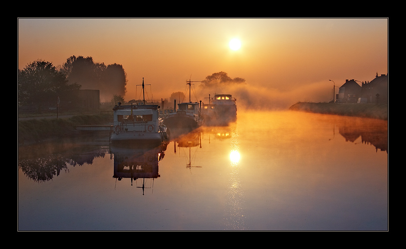 photo "Fog" tags: landscape, sunset, water