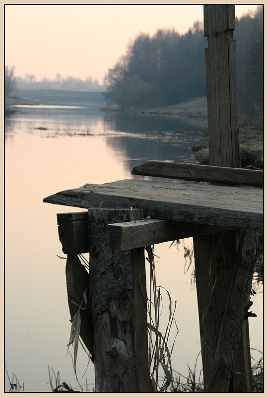 photo "The beginning..." tags: landscape, sunset, water