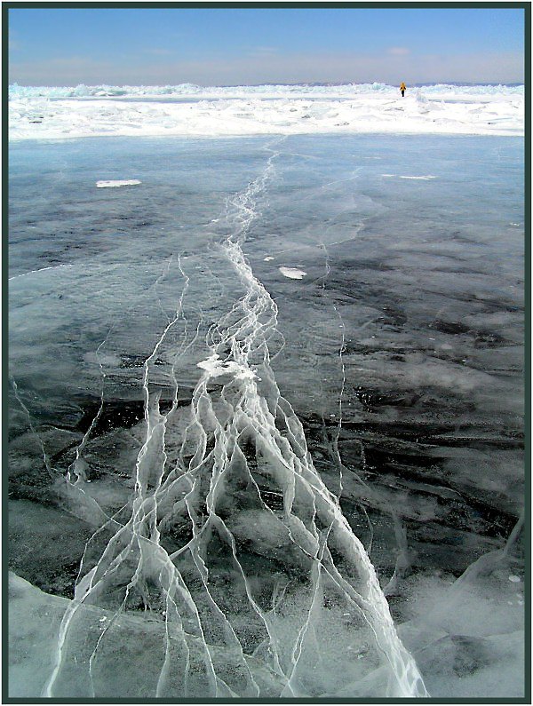 photo "Walk on an ice of lake Baikal" tags: landscape, water