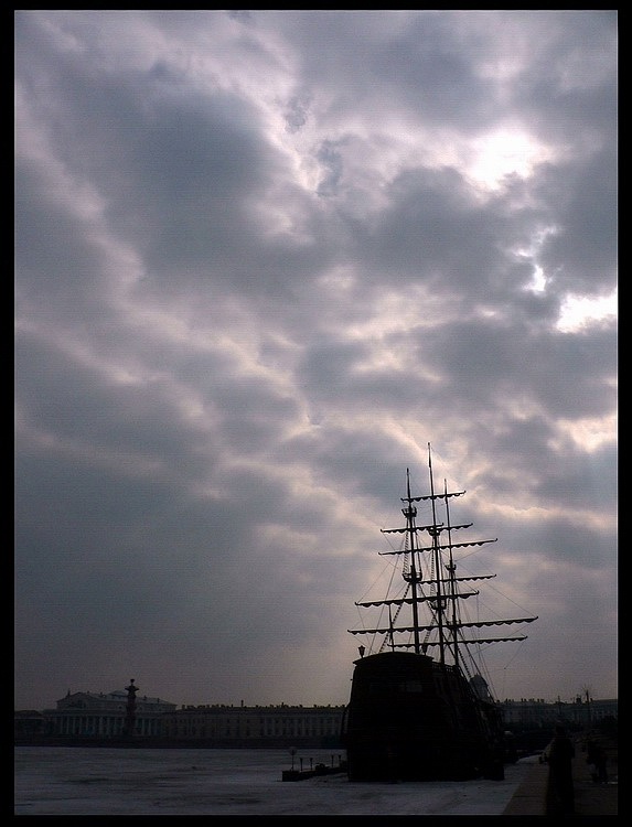 фото "mast under the clouds" метки: пейзаж, облака