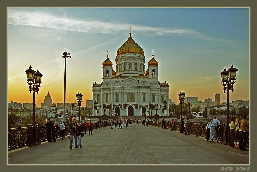 фото "Храм Христа Спасителя № 2" метки: архитектура, пейзаж, 