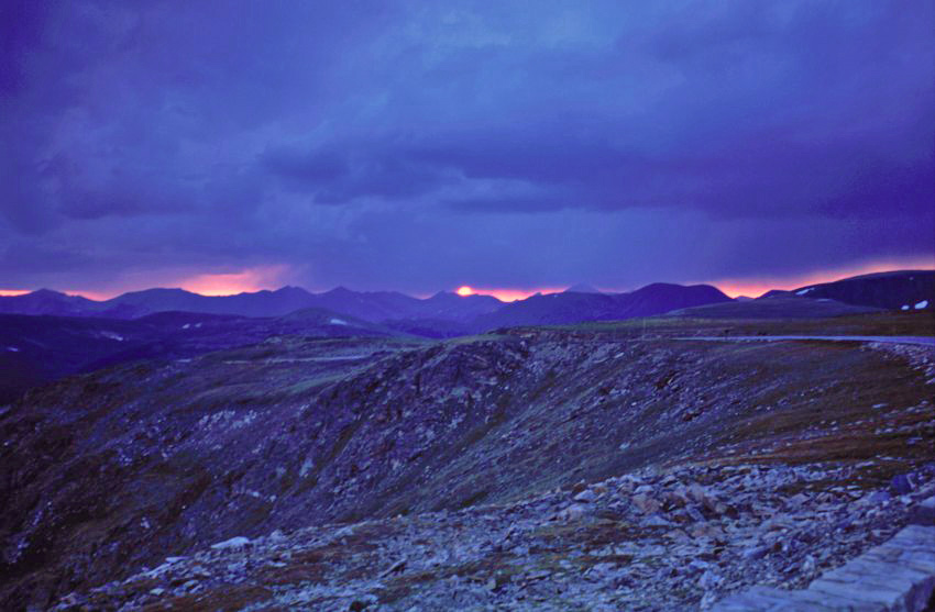 photo "Sunset in rocky Mtn. National Park" tags: landscape, mountains, sunset