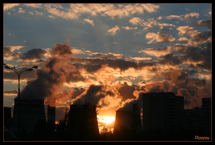 photo "Breath of City" tags: landscape, sunset