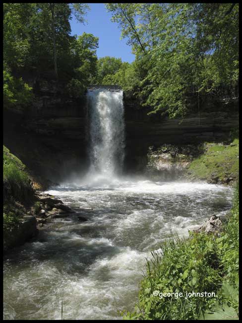 photo "Minehaha Falls Minneapolis" tags: landscape, spring