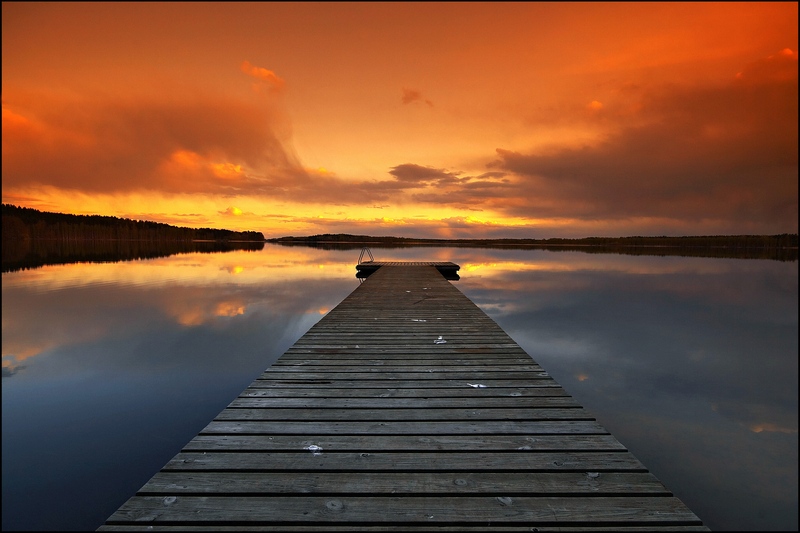 фото "Sunset jetty" метки: пейзаж, закат