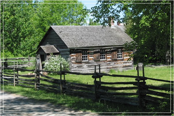 фото "Log house (ON)" метки: пейзаж, путешествия, Северная Америка, лето