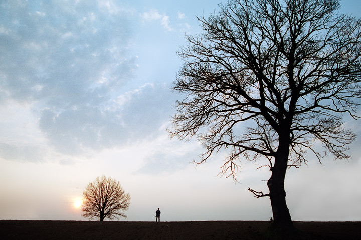 photo "It's time to think about..." tags: landscape, clouds, sunset