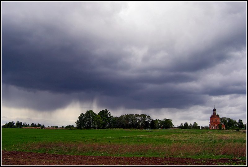 фото "За пять минут до дождя..." метки: пейзаж, архитектура, облака