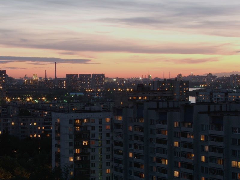 photo "Moscow evening" tags: landscape, sunset