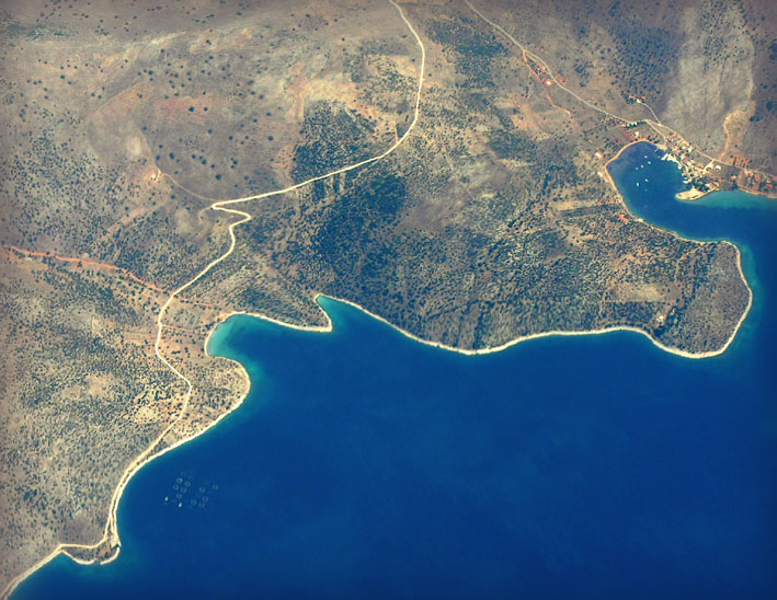 photo "Greece from the plane :)" tags: landscape, 