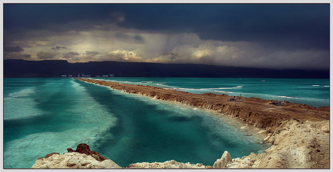 фото "Мертвое море-За два мгновения до грозы" метки: путешествия, пейзаж, 