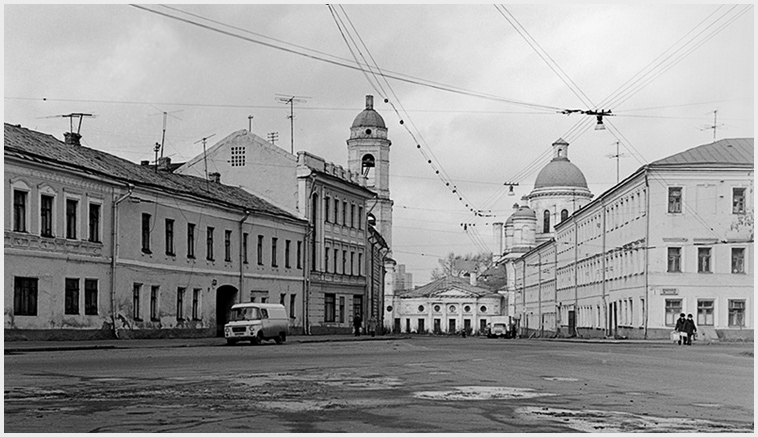 photo "Moscow in year 1980. Dobrovolcheskaya street" tags: architecture, landscape, 