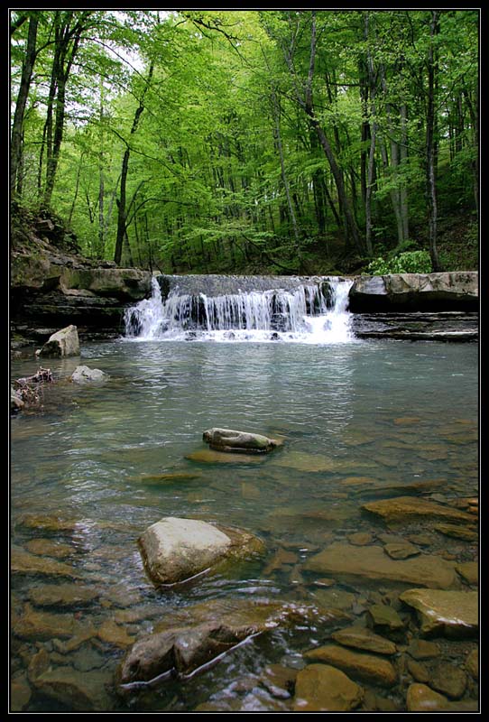 photo "One of falls of the river Pshada." tags: landscape, travel, Europe, water