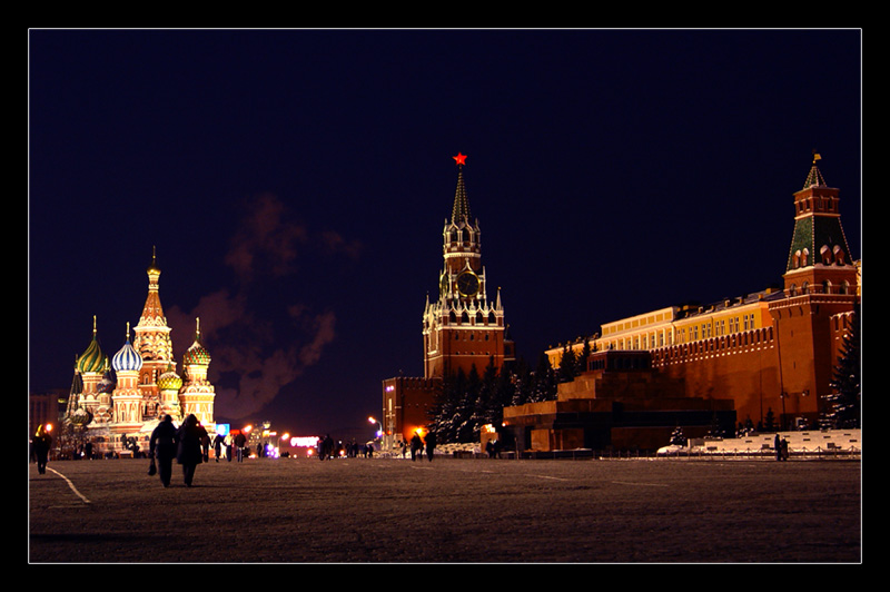 photo "Moscow. Red square. The First evening of the springtime..." tags: travel, 