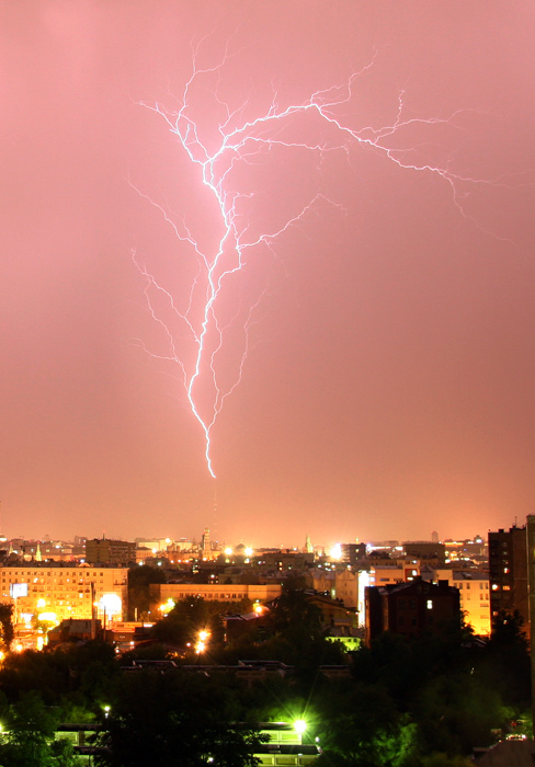 photo "The lightning" tags: landscape, night