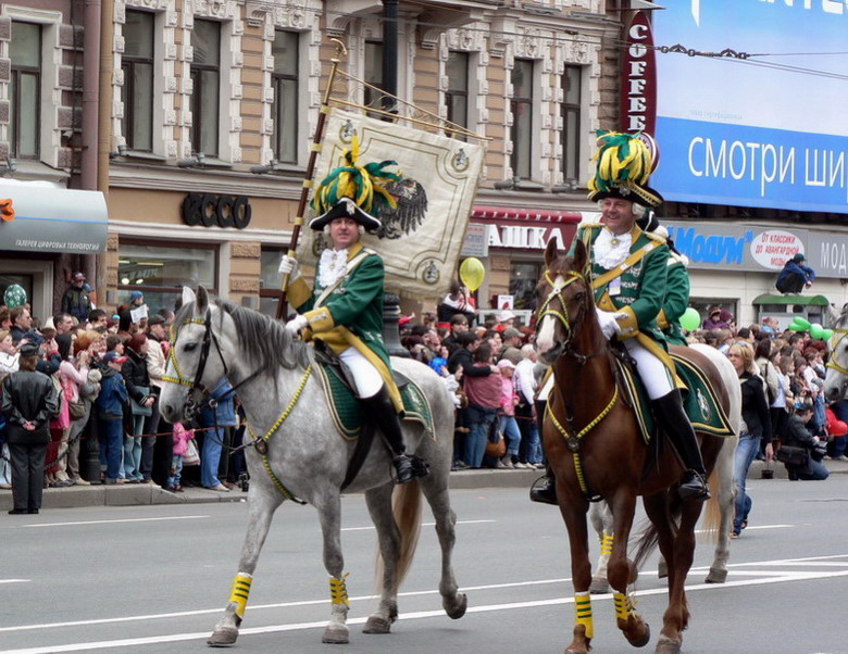 photo "Keln's cavalrymen on Day of the City. SAINT PETERSBURG 2006" tags: reporting, 