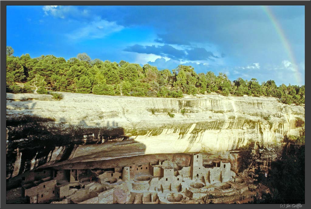 photo "Rainbow over Cliff Palace" tags: landscape, 