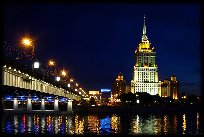 фото "Высотка" метки: архитектура, пейзаж, ночь