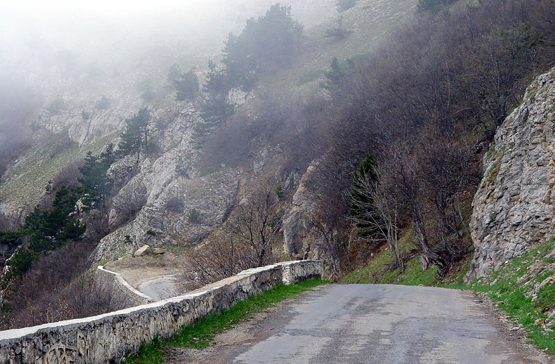фото "Дорога в горах." метки: пейзаж, весна, горы