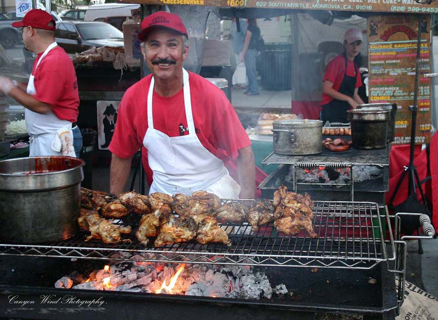 photo "" American BBQ"." tags: portrait, travel, North America, man