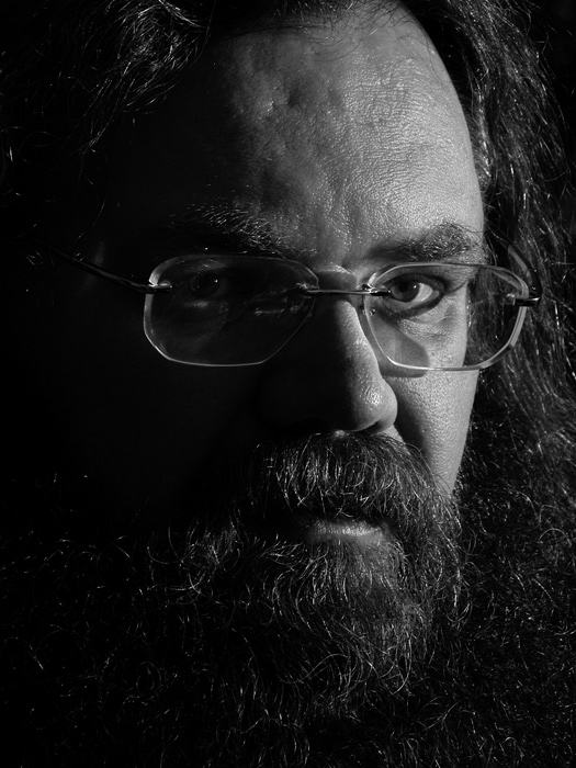 photo "Composer Mikhail Antoshin" tags: portrait, black&white, man