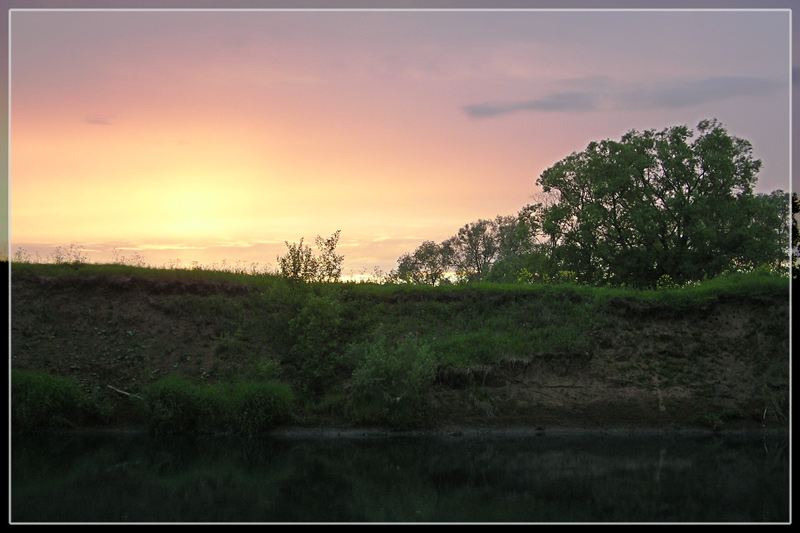 photo "Istra river" tags: landscape, clouds, sunset