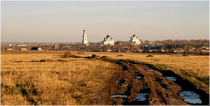 фото "Дивеево. Морозное осеннее утро." метки: пейзаж, 