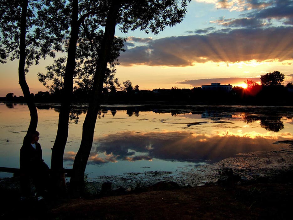 фото "озеро Вад" метки: пейзаж, закат
