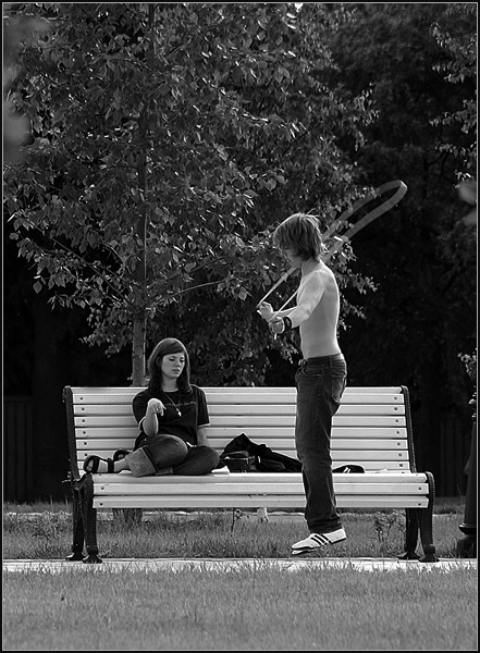 photo "Trainer" tags: genre, black&white, 