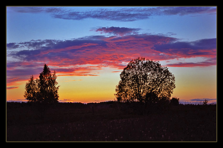 photo "***" tags: landscape, clouds, sunset